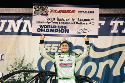 Ricky Thornton Jr., Late Model Nationals Auction Highlight Week at National Sprint Car Hall of Fame & Museum!