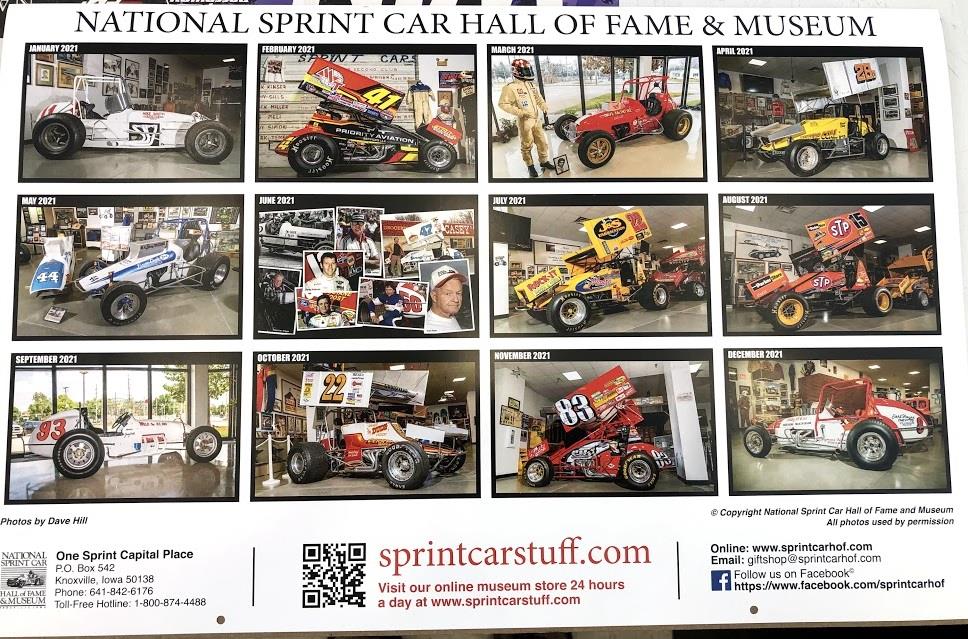 National Sprint Car Hall of Fame & Museum 2021 Calendars Now Available!